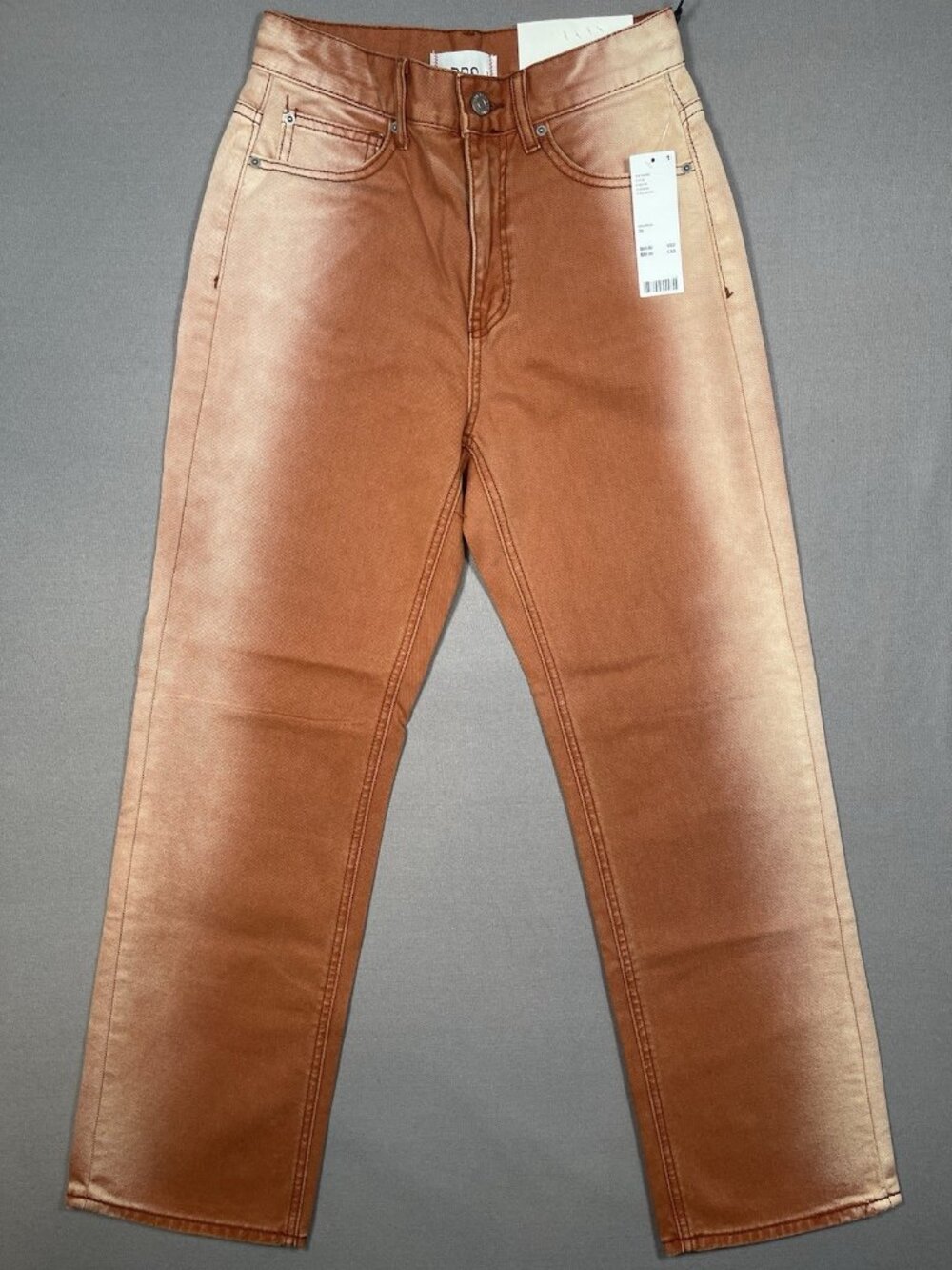 NWT BDG Urban Outfitters High Rise Cowboy Orange Jeans - Women Size 26
